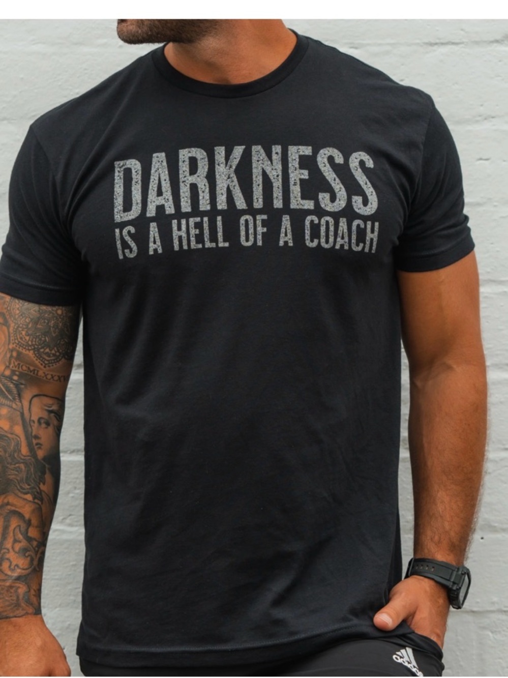 Darkness is a HELL of a Coach tee